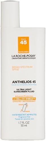 Water resistant facial sunscreen stays effective for 40 minutes
