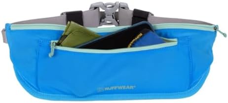 Close up of Ruffwear belt buckle and reflective trim