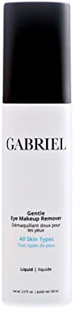 Authentic USA imported Gabriel Cosmetics natural eye makeup remover packaging showcasing plant-based ingredients.
