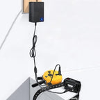 YEAOI dog training collar replacement charger laid out fully to demonstrate the four foot cable length