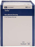 Individually wrapped sterile Telfa three by four inch ouchless cotton pads