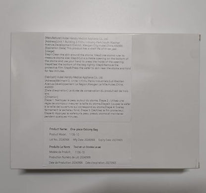 YEYSXSY colostomy bags showing skin friendly non woven fabric border
