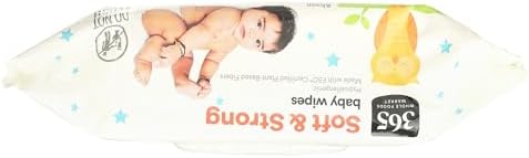 Resealable package design of 365 fragrance free baby wipes