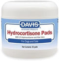 Davis Manufacturing Hydrocortisone Pads 50 Count jar front view