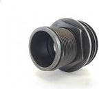 Lifegard Aquatics heavy duty black PVC aquarium plumbing connector side profile