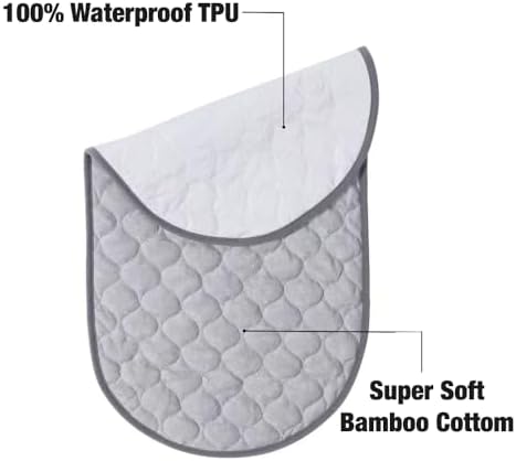 PandaEar 3 pack reusable changing mats folded for travel