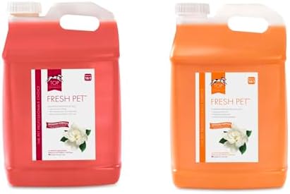 PurePet professional groomer quality pet shampoo and conditioner seventeen ounce bottles