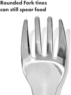 OXO Tot toddler utensils inside the compact travel case