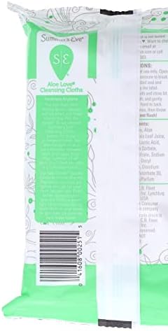 Authentic Summer's Eve imported aloe vera intimate wipes for sensitive skin