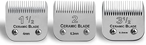 Three pack replacement clipper blades for Andis and Oster