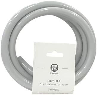 FZONE 12/16mm polyurethane grey filter pipe showing inner and outer diameter thickness.