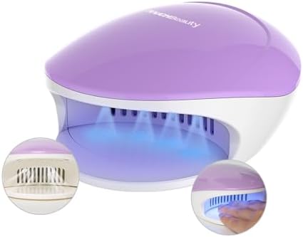 Purple TOUCHBeauty nail dryer with fan and UV light settings
