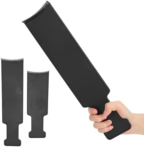 Professional barber shop highlighting tool with teeth for hair separation