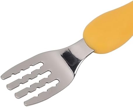 Atyhao travel friendly lunchbox cutlery set for toddlers in standard 15 cm sizing.