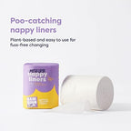 Bambino Mio biodegradable diaper inserts close up