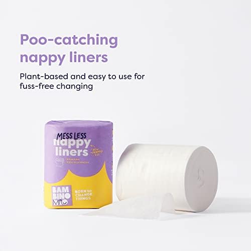 Bambino Mio biodegradable diaper inserts close up