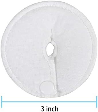 Hgrtyxs cotton G tube covers with snap closure