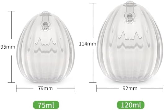 Compact and portable Haakaa wearable breast pump alternative to disposable nursing pads.
