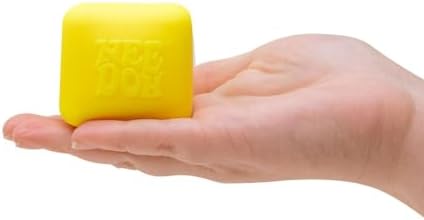 Hand squishing the dough filled fidget toy for anxiety and stress relief
