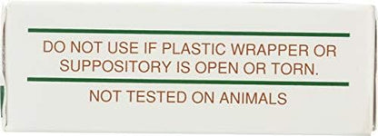 Tea Tree Therapy suppositories individual blister pack close up