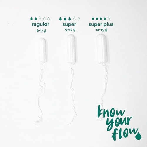 Oi brand organic cotton tampons with biodegradable materials and no plastic