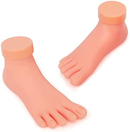 Krofaue practice fake foot model pair front view