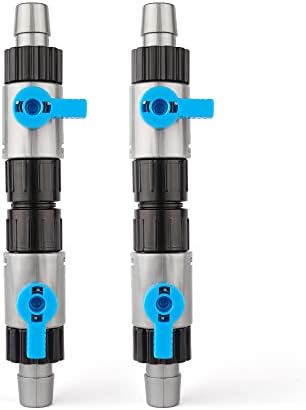 Landen quick release valve showing the two halves disconnected with dual shut off tabs
