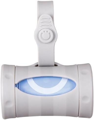 Ubbi bag dispenser showing lavender scented refill bags