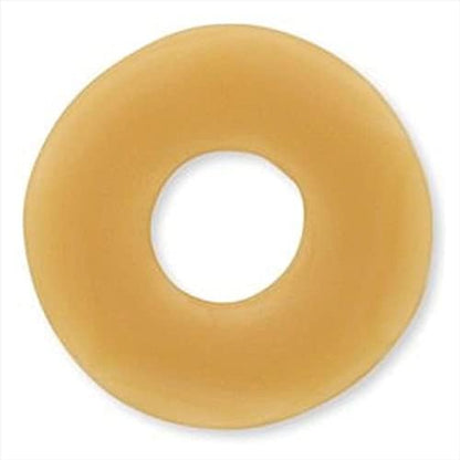 Close up view of ceramide infused moldable stoma barrier ring for leakage prevention