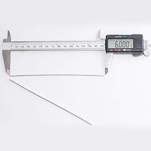 Lab certified twelve gauge six inch silver electrodes closeup