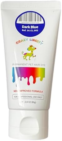 Crazy Liberty 2.8 fluid ounces dark blue pet dye tube