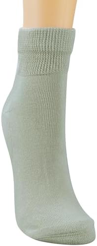 Premium breathable cotton fabric detail of Yomandamor health socks for sensitive feet.