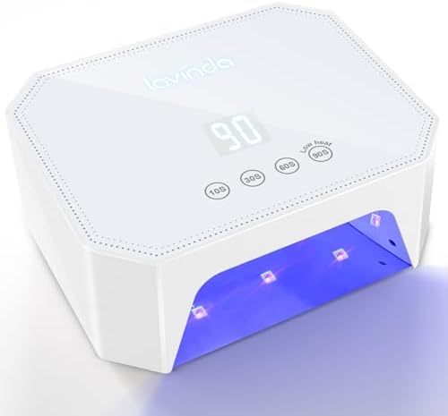 Professional nail dryer with digital touch screen display