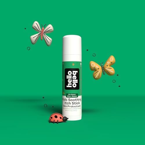 Hypoallergenic vegan itch relief stick for sensitive children skin