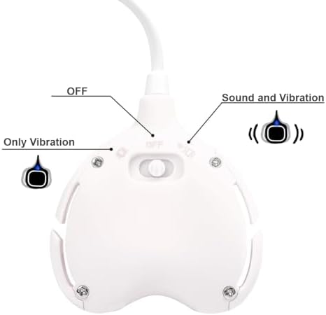 The complete STEHEALTH bedwetting alarm kit including charging cable and manual.