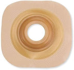 Packaging box of Hollister CeraPlus precut convex extended wear skin barrier showing size specifications