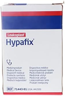 Hypafix non woven fabric medical adhesive tape roll showing split paper backing