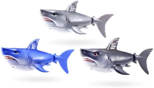 Robo Alive realistic moving pet shark bath toy battery compartment details