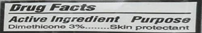 Side view of Sage medical grade pre moistened barrier cream cloths package for sensitive skin