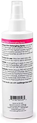 Ladibugs peppermint scented leave in conditioner spray for lice deterrent.
