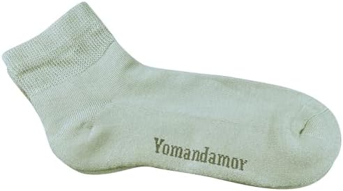 Yomandamor imported women's diabetic socks showing the stretchable non-elastic upper cuff.