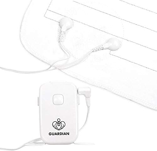 Guardian bedside system showing mat connection and battery compartment.