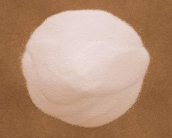 Resealable 5 pound bag of Alpha Chemicals Manganese Sulfate Monohydrate powder
