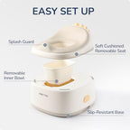Side profile of Usbettas dinosaur potty training chair