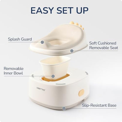 Side profile of Usbettas dinosaur potty training chair