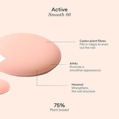 Side profile of Manucurist Active Smooth 00 nail polish bottle