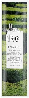 R+Co Labyrinth 3-In-1 Texturizing Shampoo Conditioner And Styler packaging details