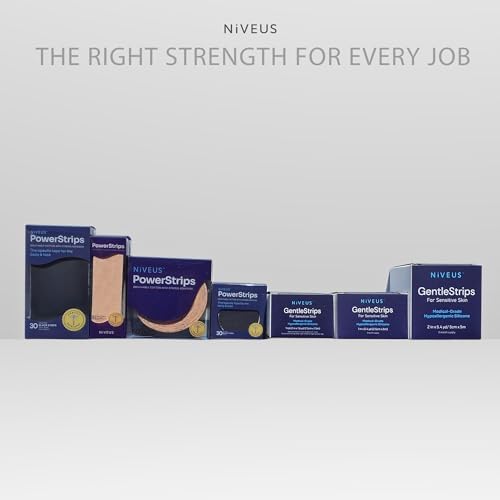 Niveus medical grade silicone tape being torn along the perforated lines