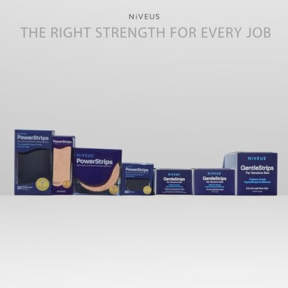 Niveus medical grade silicone tape being torn along the perforated lines