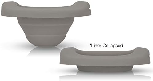 Top view of the Kalencom Potette Plus potty trainer
